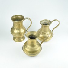 3 x Messingkrug - Krug -